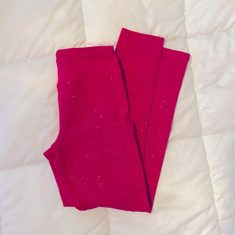Girls glitter leggings